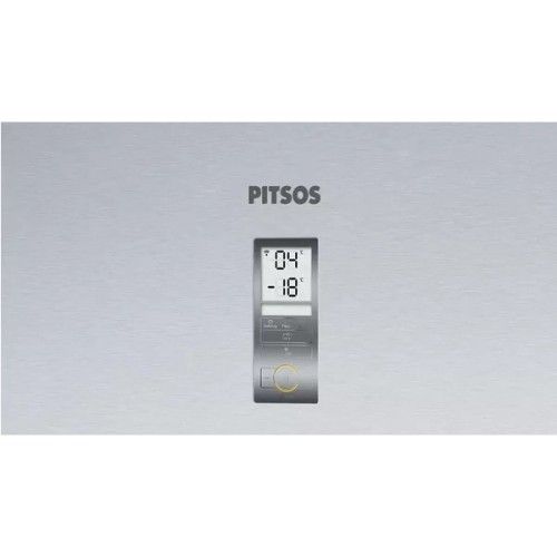 ΨΥΓΕΙΟΚΑΤΑΨΥΚΤΗΣ ΕΛΕΥΘΕΡΟΣ PITSOS PKNB49XIEP (200x70 / E / INOX ANTIFINGER / FNF / ΟΘΟΝΗ)